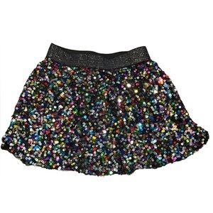 Multicolor Sequin kids  Skirt